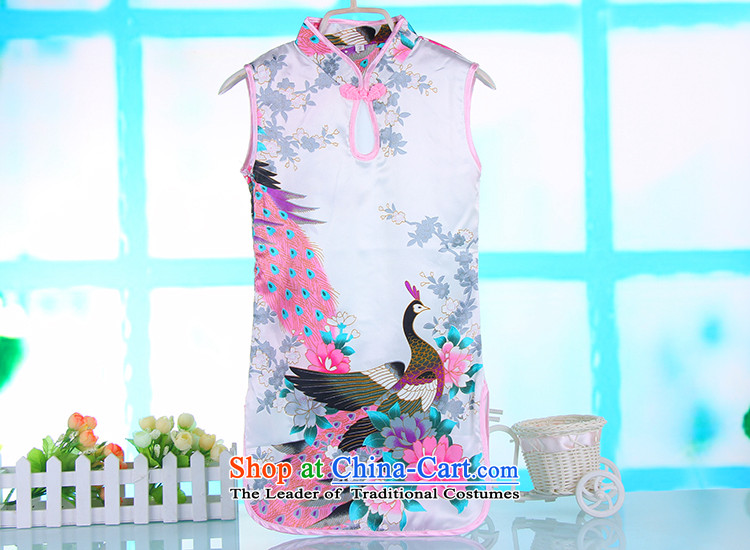 M-ki 2015 Spring Summer girls short-sleeved dresses Chinese Antique Children Tang dynasty 4691A qipao Baby Blue 140 pictures, prices, brand platters! The elections are supplied in the national character of distribution, so action, buy now enjoy more preferential! As soon as possible.