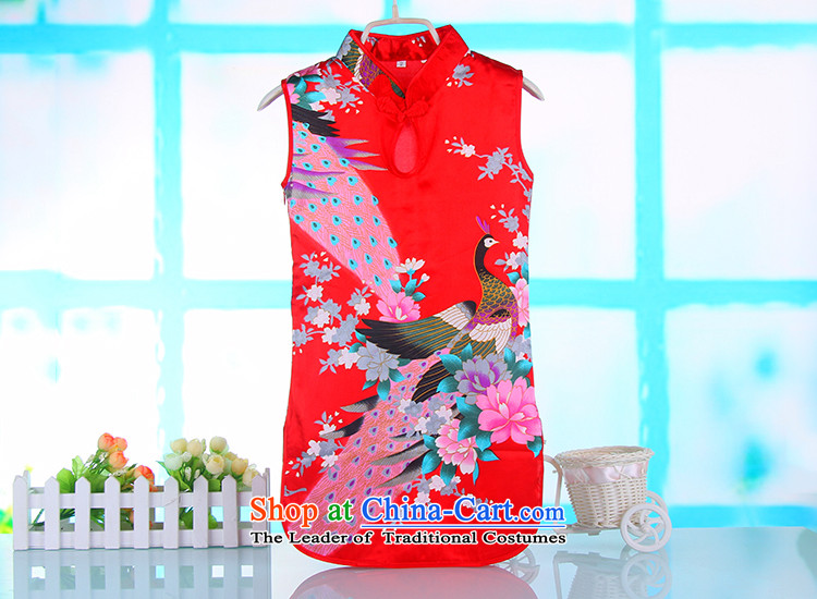 M-children's summer qipao girls Tang dynasty princess skirt national costumes of pure cotton girl children's wear costumes 4691A guzheng red 140 pictures, prices, brand platters! The elections are supplied in the national character of distribution, so action, buy now enjoy more preferential! As soon as possible.