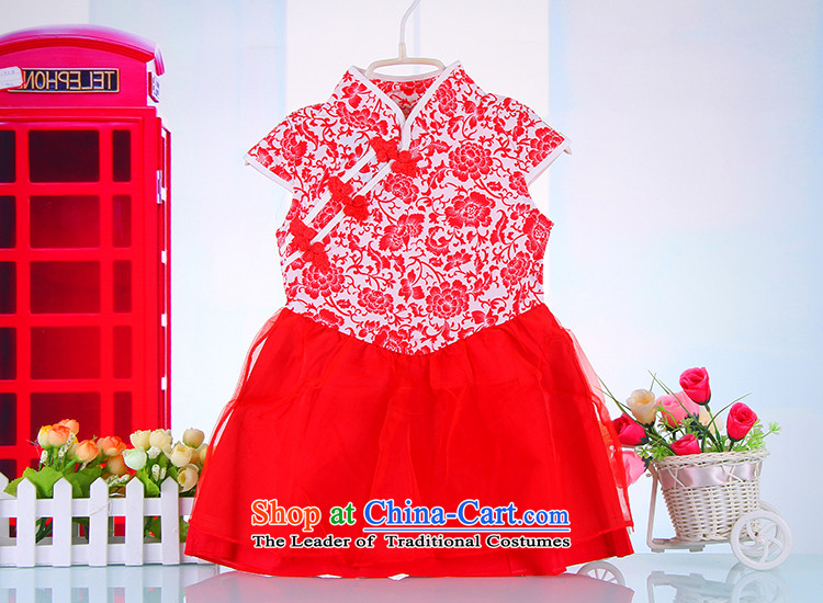 Children qipao girls Tang dynasty princess skirt 61 female babies dance performances to porcelain skirt 4451 Red 100 pictures, prices, brand platters! The elections are supplied in the national character of distribution, so action, buy now enjoy more preferential! As soon as possible.
