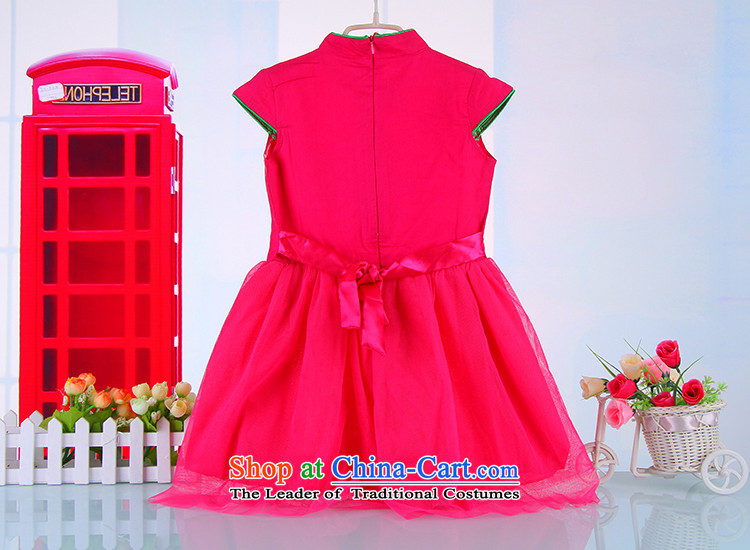 2015 China wind girls qipao BABY CHILDREN Tang dynasty princess cotton yarn skirt guzheng performances dress spring and summer 4685th rose 130 pictures, prices, brand platters! The elections are supplied in the national character of distribution, so action, buy now enjoy more preferential! As soon as possible.