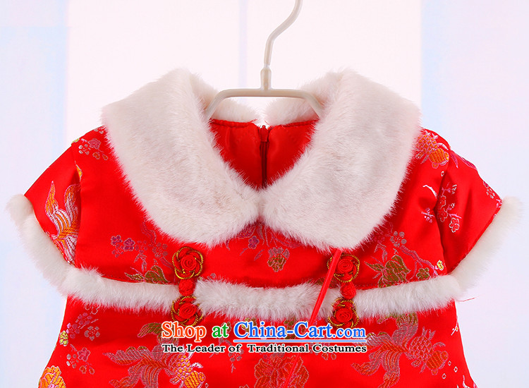 The baby girl Small packet of Tang Dynasty qipao CUHK child New Year Holidays Tang Dynasty Silk Cheongsam-yi5408 red 110 pictures, prices, brand platters! The elections are supplied in the national character of distribution, so action, buy now enjoy more preferential! As soon as possible.