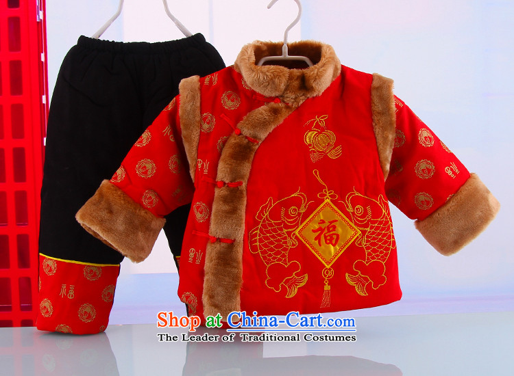 Winter new boys Pure Cotton Cloth Cat's Eye Tang dynasty male baby warm winter thick Tang Mount kit 6103 Red 90 pictures, prices, brand platters! The elections are supplied in the national character of distribution, so action, buy now enjoy more preferential! As soon as possible.