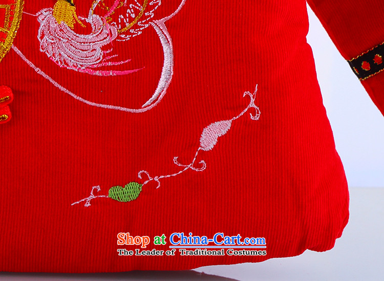 The baby girl Tang dynasty fall inside the shirt thoroughly New Year Tang Dynasty Infant Garment children aged 0-1-2-3 Week in the Red Robe winter 100 pictures, prices, brand platters! The elections are supplied in the national character of distribution, so action, buy now enjoy more preferential! As soon as possible.