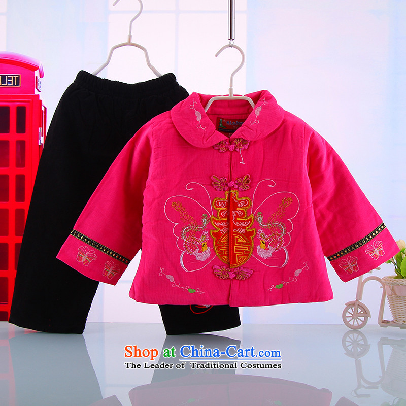 The baby girl Tang dynasty fall inside the shirt thoroughly New Year Tang Dynasty Infant Garment children aged 0-1-2-3 Week in the Red Robe winter 100, a point and shopping on the Internet has been pressed.