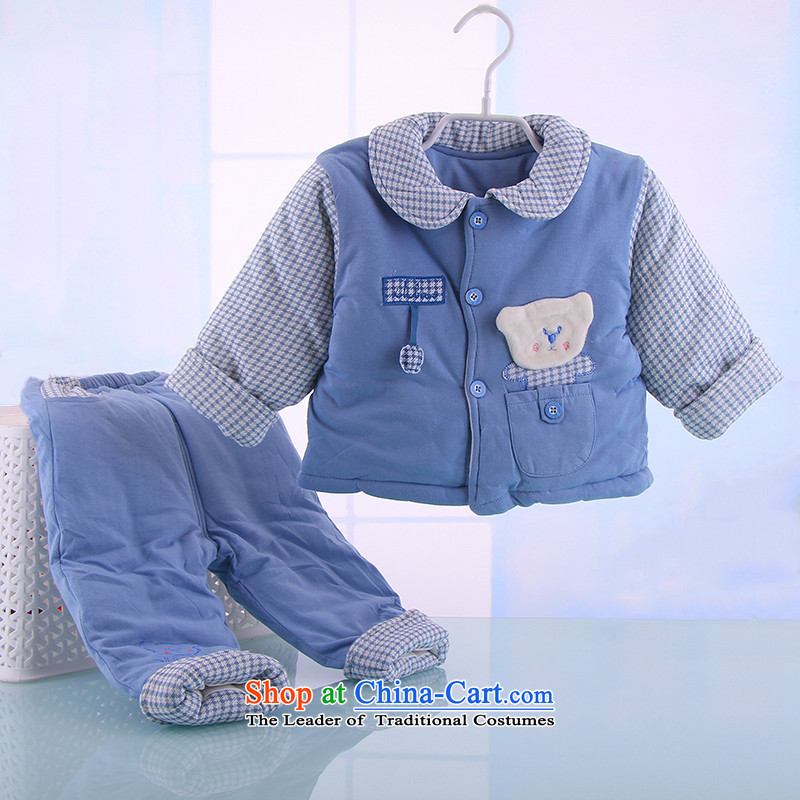 2015 Autumn and winter infant bb baby infant ãþòâ cotton coat cartoon out serving thick jackets with 0-1 year old red point of rabbit.... 90cm, shopping on the Internet