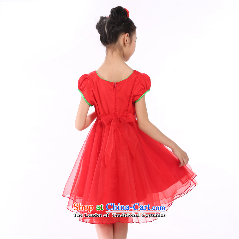 I should be grateful if you would arrange Wang Xiaoyan dress girls summer gown dresses W3239N 115/106-115cm/, Wang i should be grateful if you would have the red small shopping on the Internet has been pressed.