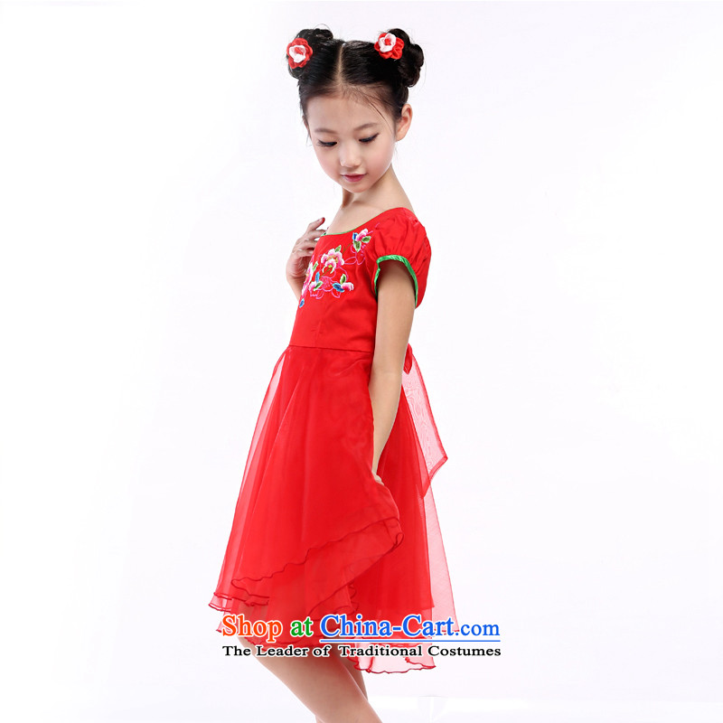 I should be grateful if you would arrange Wang Xiaoyan dress girls summer gown dresses W3239N 115/106-115cm/, Wang i should be grateful if you would have the red small shopping on the Internet has been pressed.