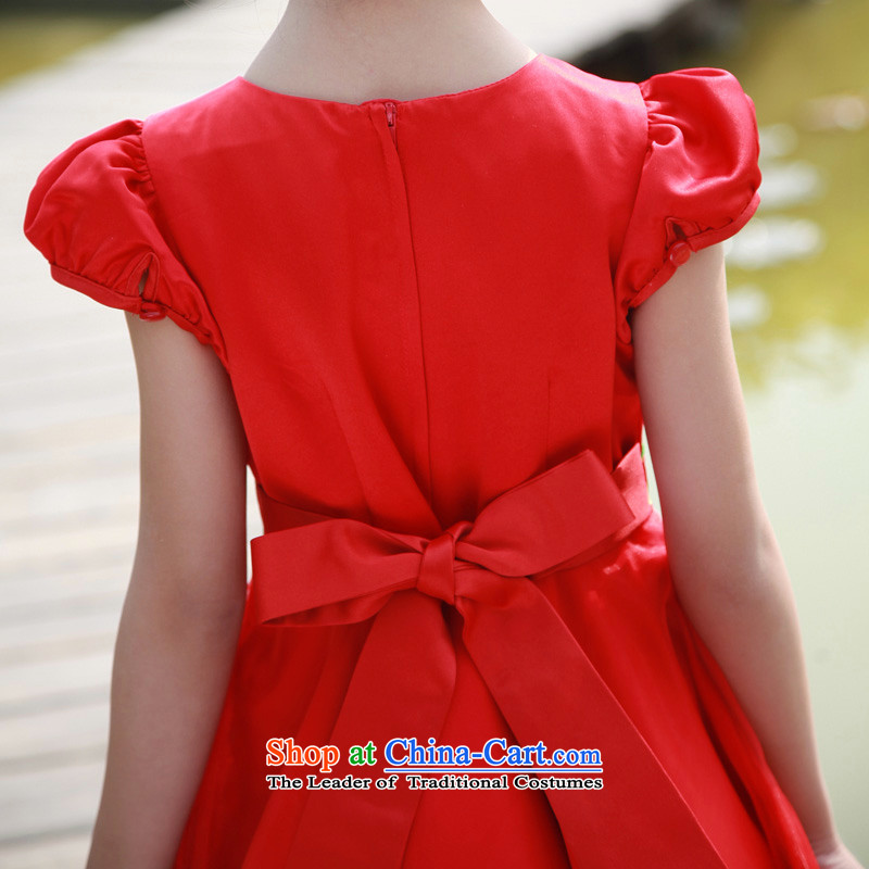 I should be grateful if you would have little girls Wang summer gown dresses W2289S 150/146-155cm/, Wang i should be grateful if you would have the red small shopping on the Internet has been pressed.