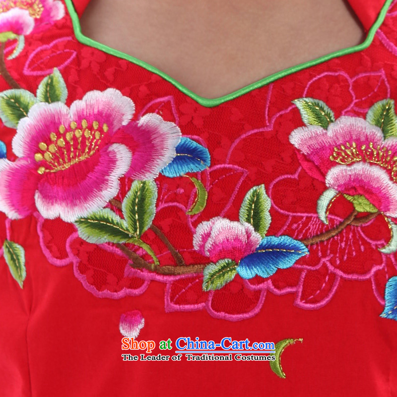 I should be grateful if you would have little girls Wang summer gown cheongsam dress W3249Z 110/95-105cm/, Wang i should be grateful if you would have the red small shopping on the Internet has been pressed.
