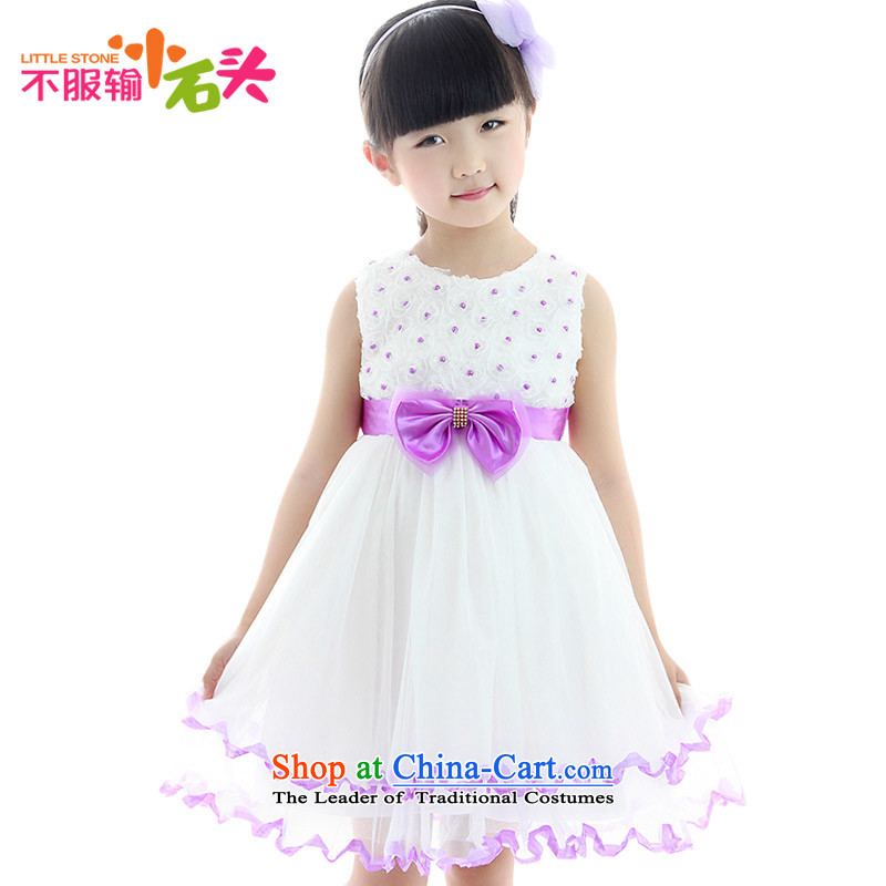 Small stone chungam new girls elegant irrepressible rose blossoms multi-tier yarn flower dress dresses B232 will recommend 150 (height 140-150), purple chungam small stones , , , shopping on the Internet