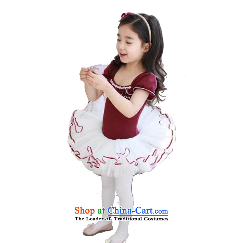 Adjustable leather case package of children's wear girls will dance to exercise clothing dance wearing red leather package has been pressed to 140cm, shopping on the Internet