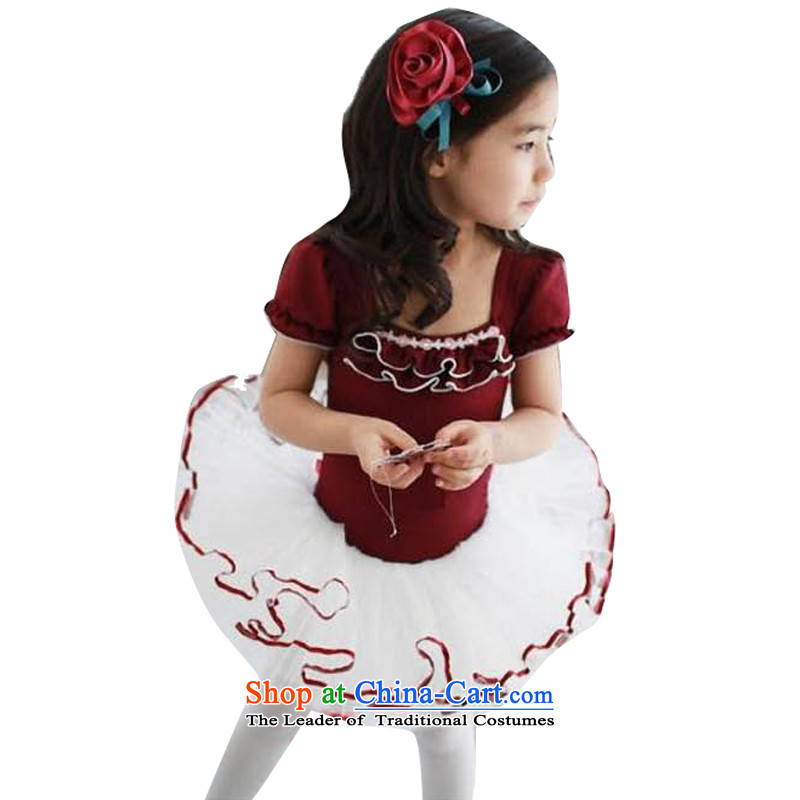 Adjustable leather case package of children's wear girls will dance to exercise clothing dance wearing red leather package has been pressed to 140cm, shopping on the Internet