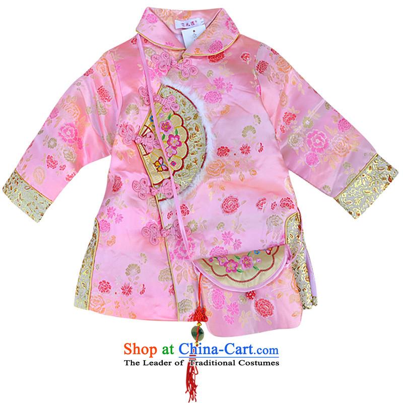 Children away from the Tang dynasty children girls New Year dress Chinese characteristics little princess birthday spring festival will serve national 0133 pink 13 yards away, child (tongzhiyao) , , , shopping on the Internet