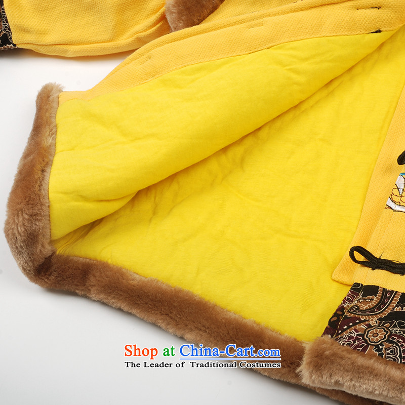 Child Lok Wei winter clothing new boys Dragon Year children's apparel Tang dynasty China wind Chinese Baby package 1-6-year-old yellow 90 Code proposed Lok Wei child 82-90, height (tonglehui) , , , shopping on the Internet