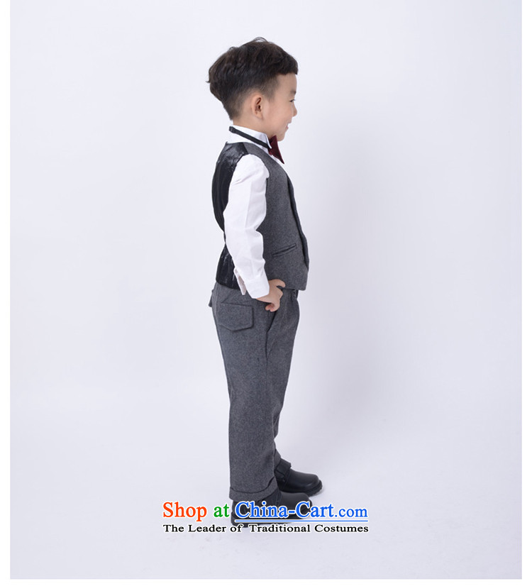 Bathing in the estate of the colleagues of the Child dress woolen suit upscale boy Flower Girls will set five autumn and winter gross kit jacket? thickened the Christmas and New Year birthday wearing dark gray photo 130cm, prices, brand platters! The elections are supplied in the national character of distribution, so action, buy now enjoy more preferential! As soon as possible.