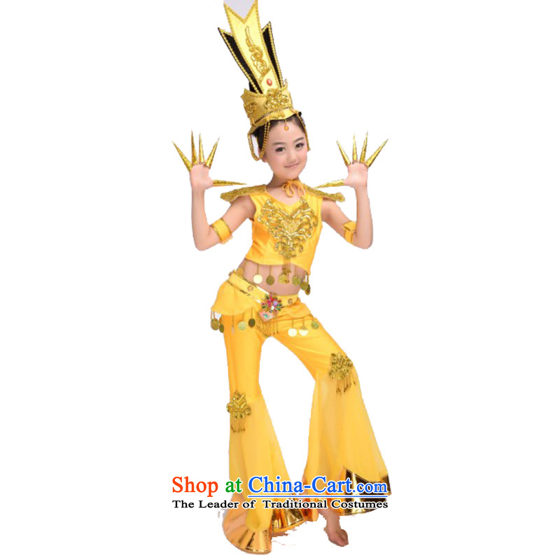 Adjustable leather case package thousands of Kuanyin classical dance performances 150cm( yellow does not take the lead to international regulation and leather case package), , , , shopping on the Internet