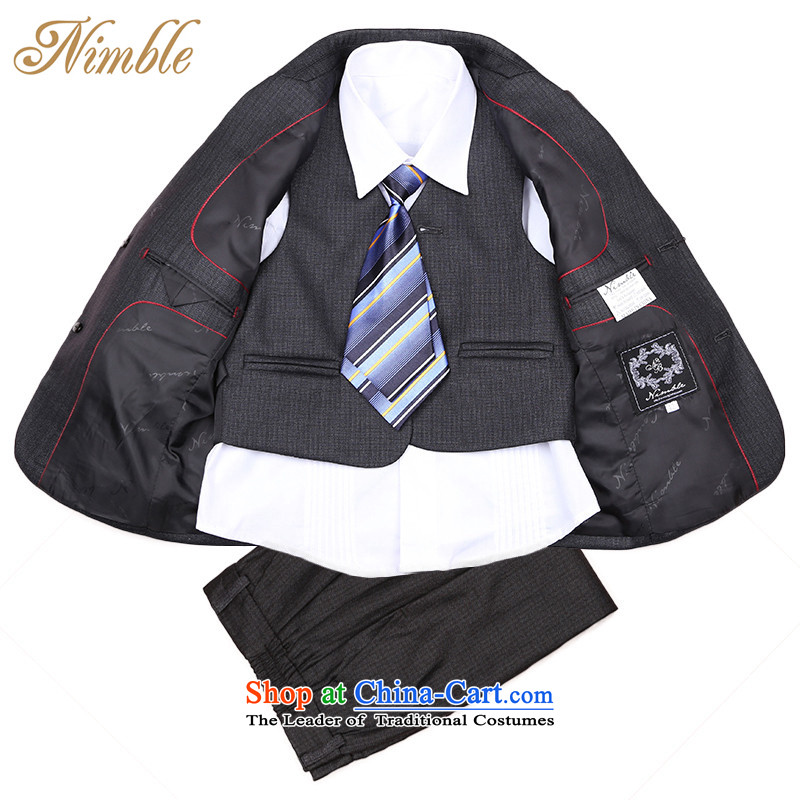 Tien PO 5 piece of children's wear NIMBLE boy upscale dress suits export child Flower Girls suit coats piano performances such as the main figure 62 code suitable for left and right height, nau 145cm Bo (nimble) , , , shopping on the Internet