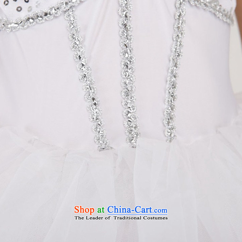 Adjustable leather case package children dance skirt dress skirt princess skirt 170cm, white leather package has been pressed to online shopping