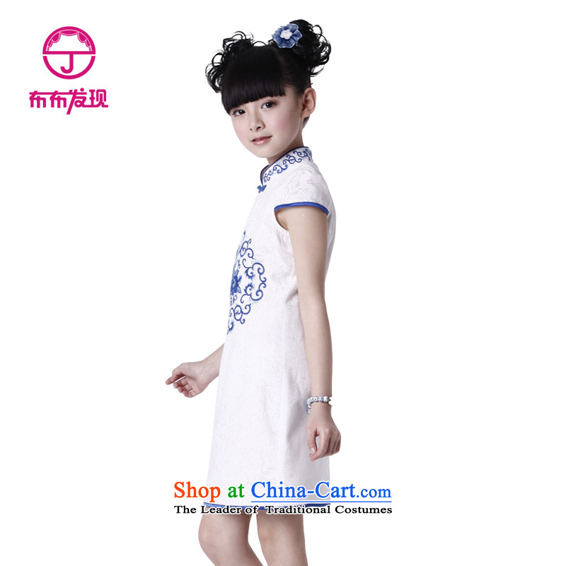 The Burkina found ethnic Children Summer 2015 new embroidery Tang dynasty children qipao porcelain girls S3141802 qipao white , codes, 160 found JOY DISCOVERY) , , , (shopping on the Internet