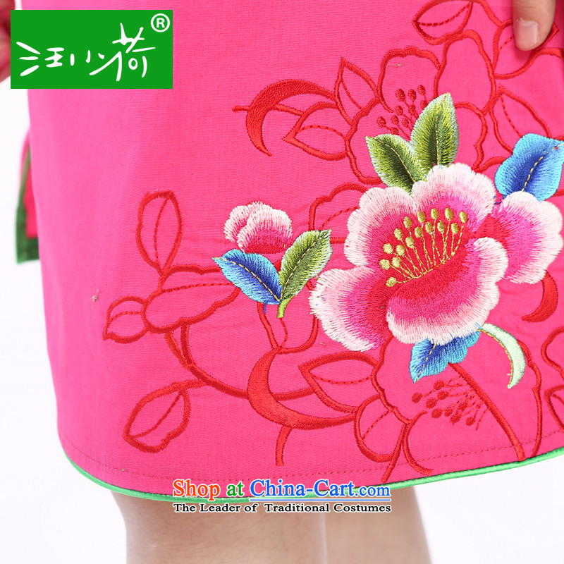 I should be grateful if you would have little girls Wang Xia) show that services W3249Y qipao red 150, Wang small lotus , , , shopping on the Internet