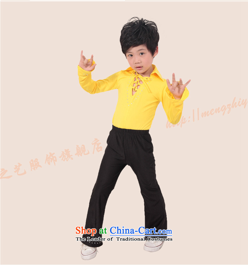 The Dream of the child will celebrate arts new child Latin dance wearing long-sleeved men on summer early childhood services dance piece boy MZY-0217 yellow 140 pictures, prices, brand platters! The elections are supplied in the national character of distribution, so action, buy now enjoy more preferential! As soon as possible.