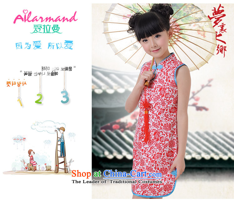 Love Rahman 2015 Summer children's wear new child qipao girls Tang dynasty princess skirt Da Tong Zheng will red qipao 120 pictures, prices, brand platters! The elections are supplied in the national character of distribution, so action, buy now enjoy more preferential! As soon as possible.