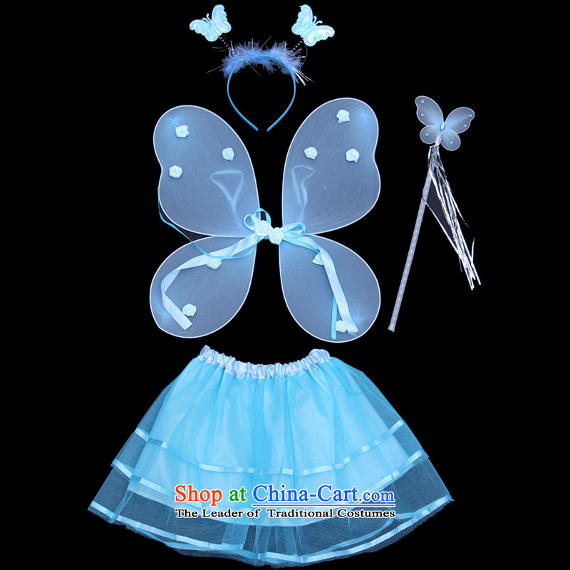 Halloween costumes Angel Children butterfly wings 4 piece set no gold powder Angel's Wings PROPS BETTER red, Dream Arts , , , shopping on the Internet