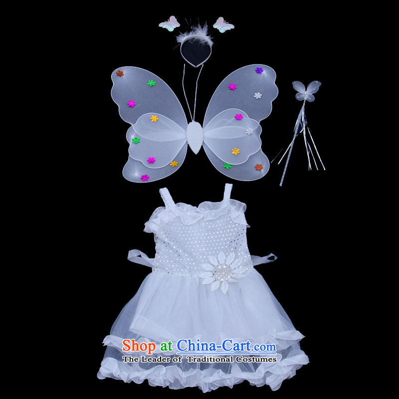Children's Clothing On-chip Halloween double wings dresses Four piece set section 61 children's entertainment props 110-120XL Magenta of activities, Dream Arts , , , shopping on the Internet