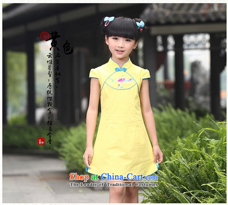 I should be grateful if you would have children and of children's wear Wang small summer H4219F shirt of qipao red 130/126-135cm/ picture, prices, brand platters! The elections are supplied in the national character of distribution, so action, buy now enjoy more preferential! As soon as possible.