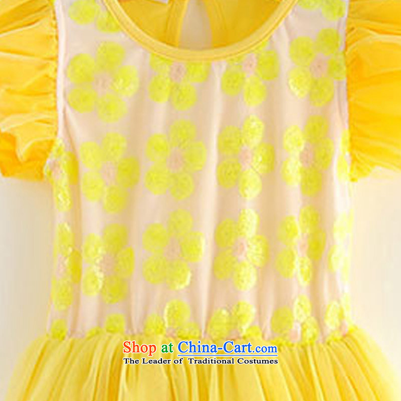 Hiv summer fruit agolier Reap 2-7-year-old girl Korean skirt on the princess lovely bon bon skirt girls chip baby dresses A028 yellow 90 code recommendations below, the results of the 90cm (agolier tablets) , , , shopping on the Internet
