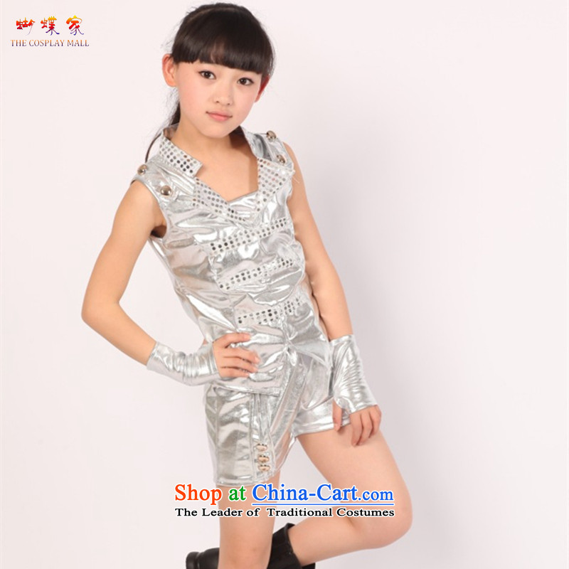 Butterfly house of children's wear girls performed services 2015 new early childhood street jazz dance costumes dance modern dance show services children girls serving red 150, Butterfly Arena home shopping on the Internet has been pressed.