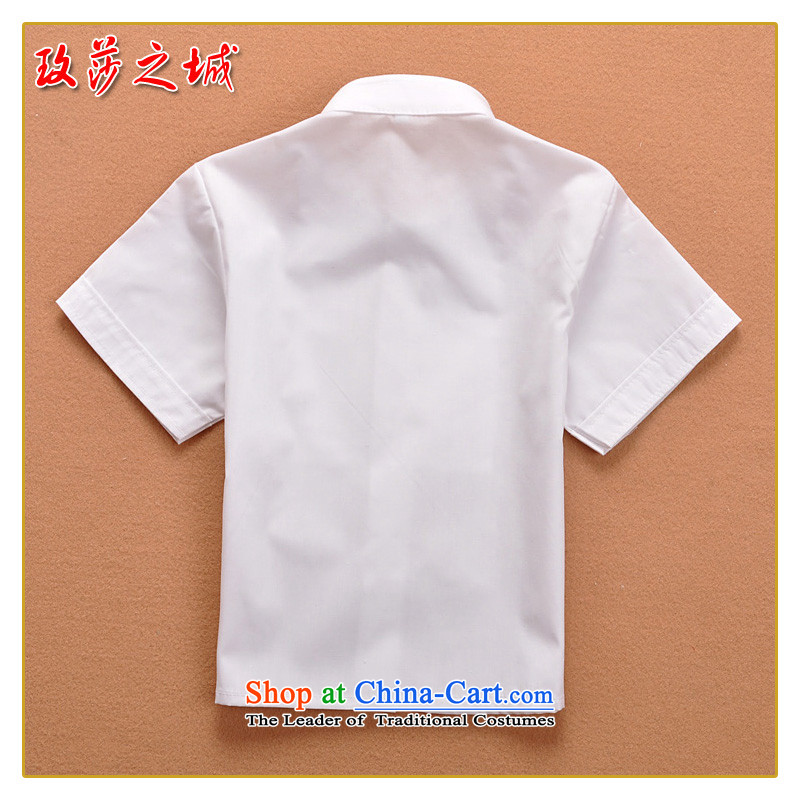 Children's dress short-sleeved shirt and Flower Girls white long-sleeved shirt with pink shirt with blue auspices singing performances can be tailored in a white long-sleeved 160(14#), Elizabeth City shopping on the Internet has been pressed.