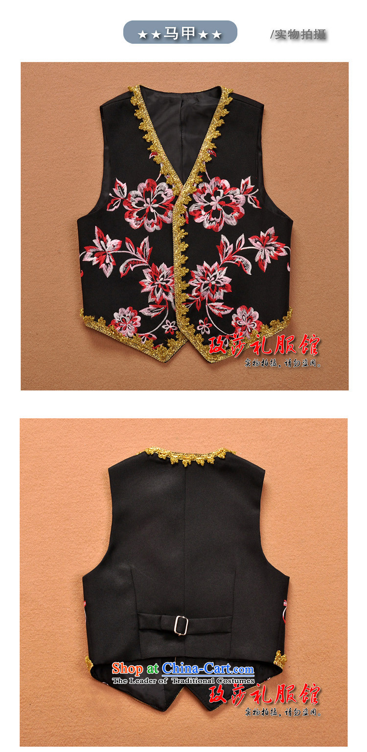Classic Children & Exp vest embroidery style wedding flower Girls Boys clothing student LED shows the black clothes can embroider tailored Black Spot Image 6234 150, prices, brand platters! The elections are supplied in the national character of distribution, so action, buy now enjoy more preferential! As soon as possible.
