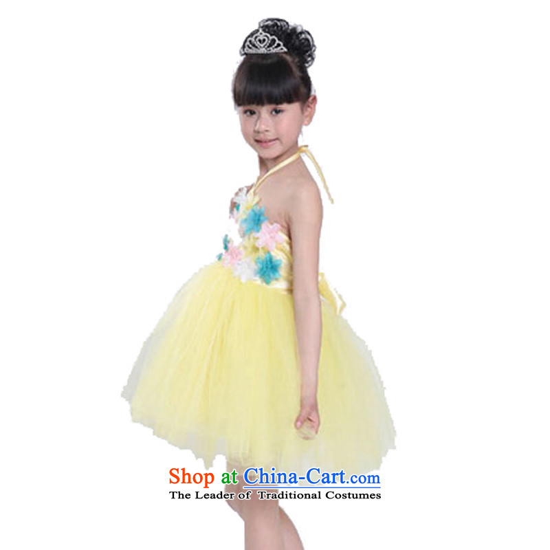 Adjustable leather case package girls suits princess skirt bon bon dress 140cm, white leather package has been pressed to online shopping