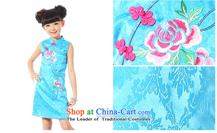 The Burkina found new summer 2015 girls China wind embroidered dress girls dresses of qipao red 160 pictures, prices, brand platters! The elections are supplied in the national character of distribution, so action, buy now enjoy more preferential! As soon as possible.