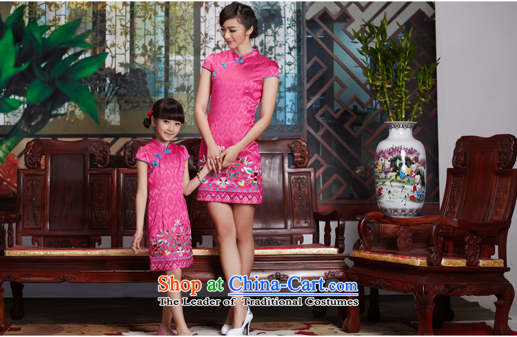 The Burkina found 2015 original national children's wear Women's Apparel embroidery wind qipao owara Tang Dynasty Show service pack parent-child rose 140 pictures, prices, brand platters! The elections are supplied in the national character of distribution, so action, buy now enjoy more preferential! As soon as possible.