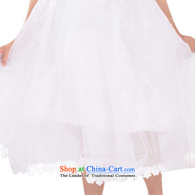 The age of dress skirt Flower Girls dress children princess skirt wedding dress bon bon skirt girls costumes TZ5108-0093 white L,POSCN,,, shopping on the Internet