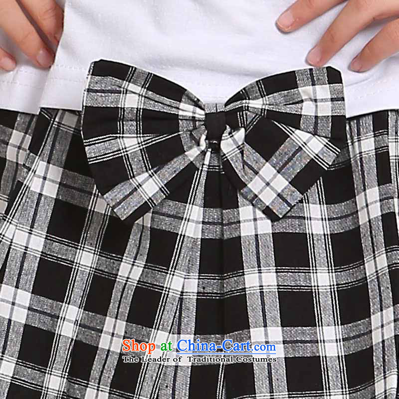 Primary school children in school uniforms for summer package short-sleeved Shenzhen school uniform trousers during the spring and autumn of the sportswear TZ5108-0011 black and white checkered 110cm( height 105-115,POSCN,,, shopping on the Internet