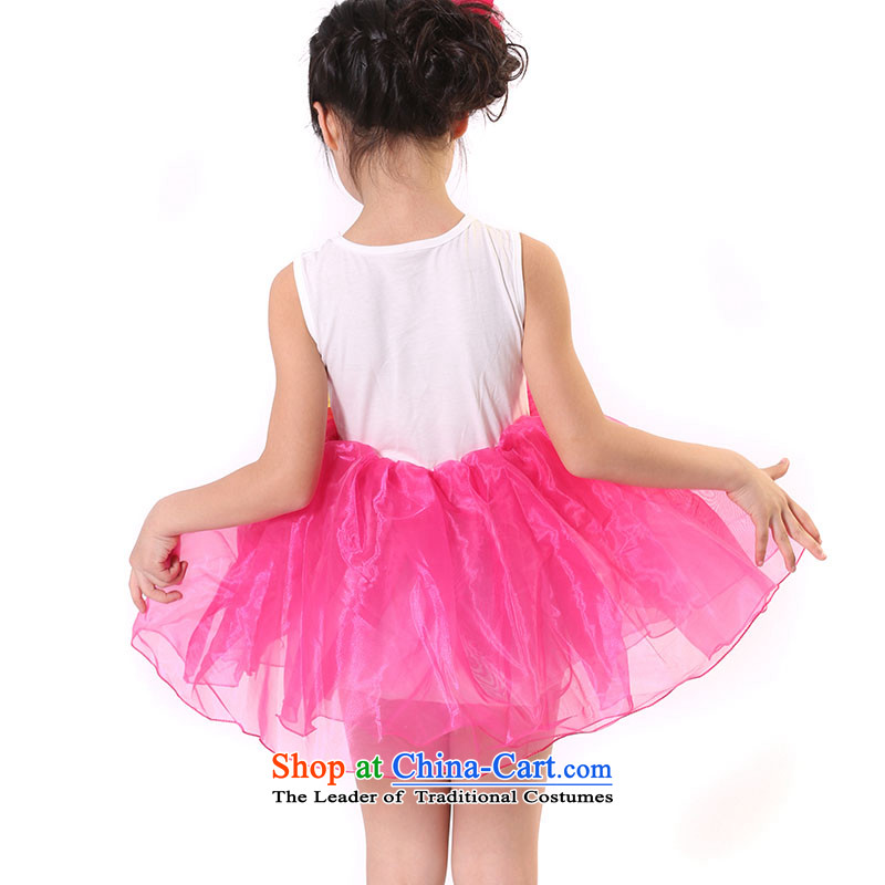 The girl child skirt vest skirt dance skirt Bora Bora dresses TZ5108-0002 Coco Lee Red 150CM,POSCN,,, shopping on the Internet