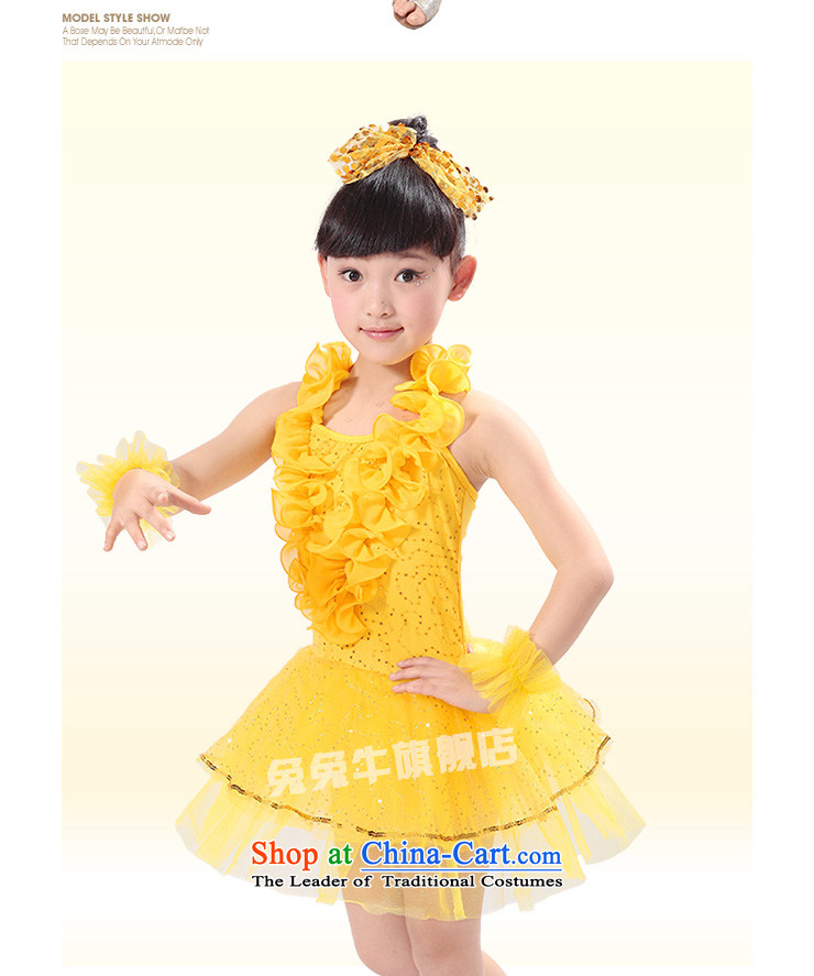 The United States and the new child lace n will girls Latin dance performances services for children with skirt the kindergarten stage costumes Q06 Yellow 130 pictures, prices, brand platters! The elections are supplied in the national character of distribution, so action, buy now enjoy more preferential! As soon as possible.