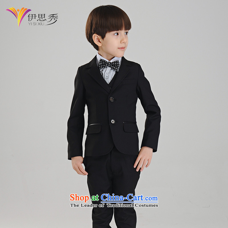The League of Sau 2014 autumn and winter suit dress boy children Korean small suit Flower Girls dress kit cuhk child small jacket boys under the auspices of the performance of the five sets of 120-130 X081 el-cisco-soo (yisixiu) , , , shopping on the Inte