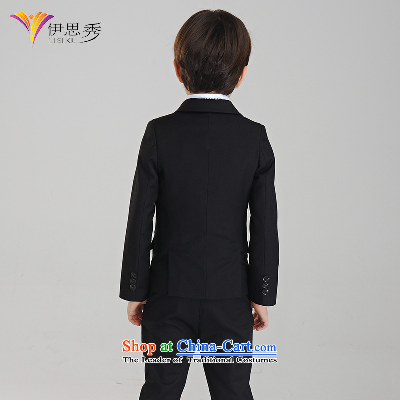 The League of Sau 2014 autumn and winter suit dress boy children Korean small suit Flower Girls dress kit cuhk child small jacket boys under the auspices of the performance of the five sets of 120-130 X081 el-cisco-soo (yisixiu) , , , shopping on the Inte