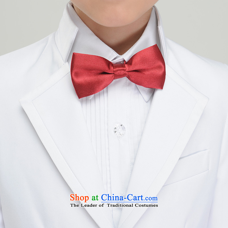 The league-soo children more than boys dress suits Korea edition white suit piano clothing, boys moderator dress Four piece set white x096 Four piece set of 150, 51-soo (yisixiu) , , , shopping on the Internet