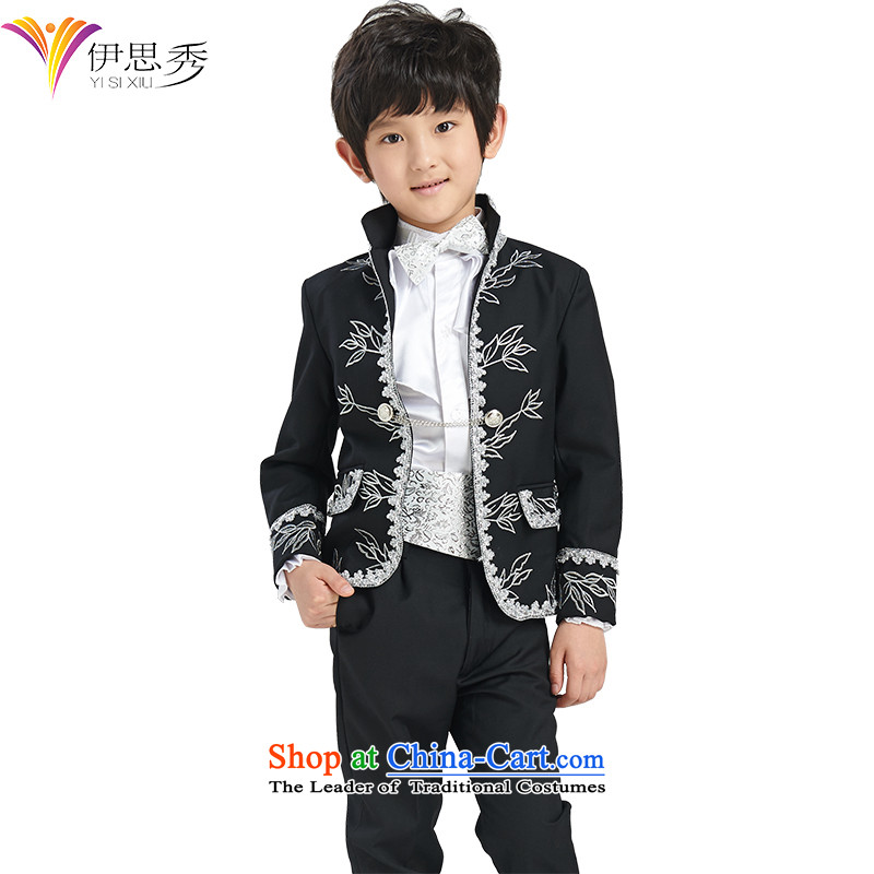 Hideharu_ League of children will suit Boys show kit Korean embroidered dress pants Flower Girls 61 will dressX5850 5 piece set120