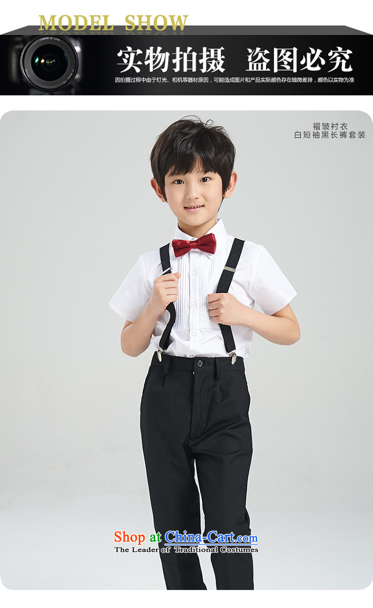 The league-soo children high-end performance services boy Korean Multi Pack Show Services 4 piece suites creases long sleeves shirt black trousers with red 150 pictures, prices, brand platters! The elections are supplied in the national character of distribution, so action, buy now enjoy more preferential! As soon as possible.