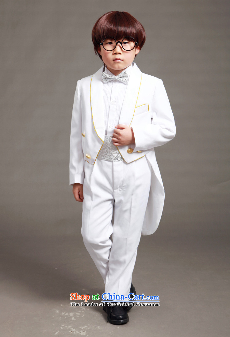 Male Flower Girls wedding frock coat Boys School performances conducted dress piano performances dress kit white frock coat gold golden coat buttoned white 150 (SPOT) Picture, prices, brand platters! The elections are supplied in the national character of distribution, so action, buy now enjoy more preferential! As soon as possible.