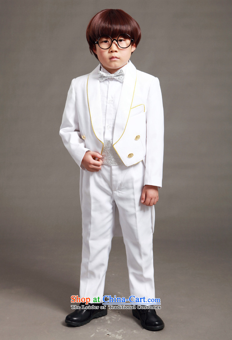 Male Flower Girls wedding frock coat Boys School performances conducted dress piano performances dress kit white frock coat gold golden coat buttoned white 150 (SPOT) Picture, prices, brand platters! The elections are supplied in the national character of distribution, so action, buy now enjoy more preferential! As soon as possible.