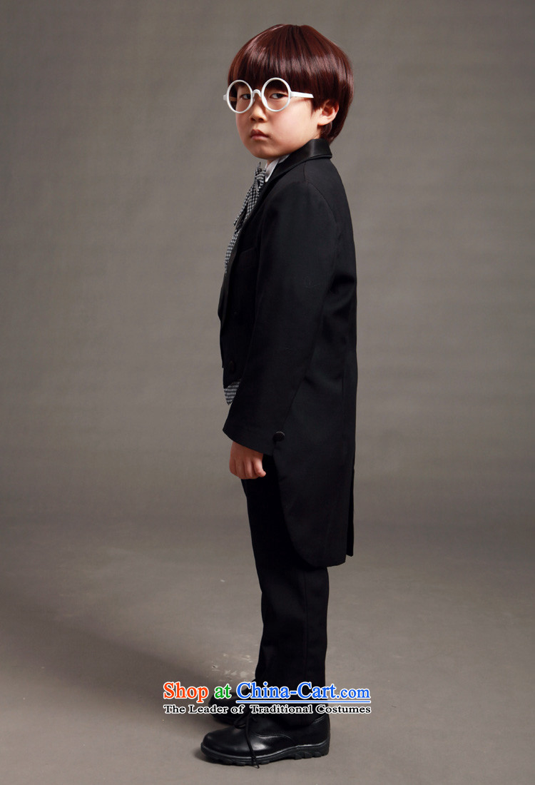 Children piano black frock coat male Flower Girls wedding dress pupils performances dress kit with black and white checkered vest collar tailored black 150 pictures, prices, brand platters! The elections are supplied in the national character of distribution, so action, buy now enjoy more preferential! As soon as possible.