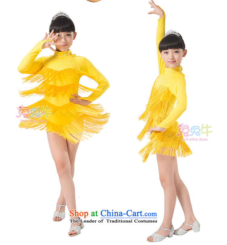 Rabbit and cattle new 2014 girls edging Latin dance performances to serve children Race suits the long-sleeved red) L01 160 pictures, prices, brand platters! The elections are supplied in the national character of distribution, so action, buy now enjoy more preferential! As soon as possible.
