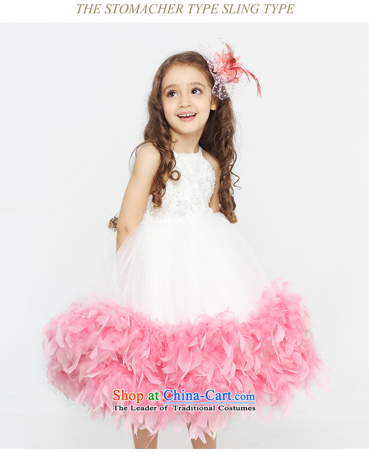 Eyas Spring) Children Dance dresses feather skirt bon bon skirt dress girls princess skirt Flower Girls dress skirt costumes dresses D4210 female white 130 pictures, prices, brand platters! The elections are supplied in the national character of distribution, so action, buy now enjoy more preferential! As soon as possible.